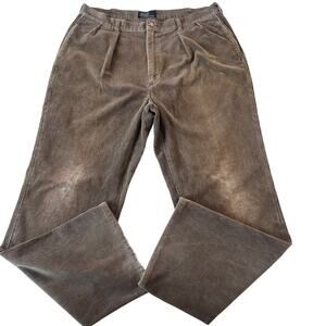 Polo Ralph Lauren Cords Vintage corduroy Pants Men’s size 38x33 Brown Baggy Fit